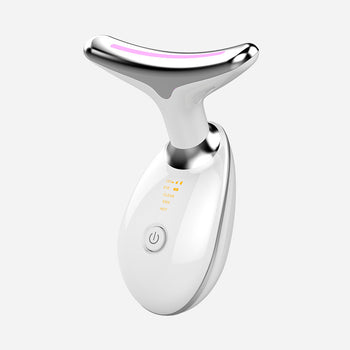 7-Color LED Microcurrent Facial Massager – Skin Firming Face & Neck Tool