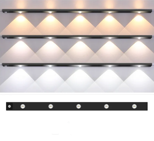 Motion Sensor LED Light - Rechargeable Under Cabinet & Closet Light