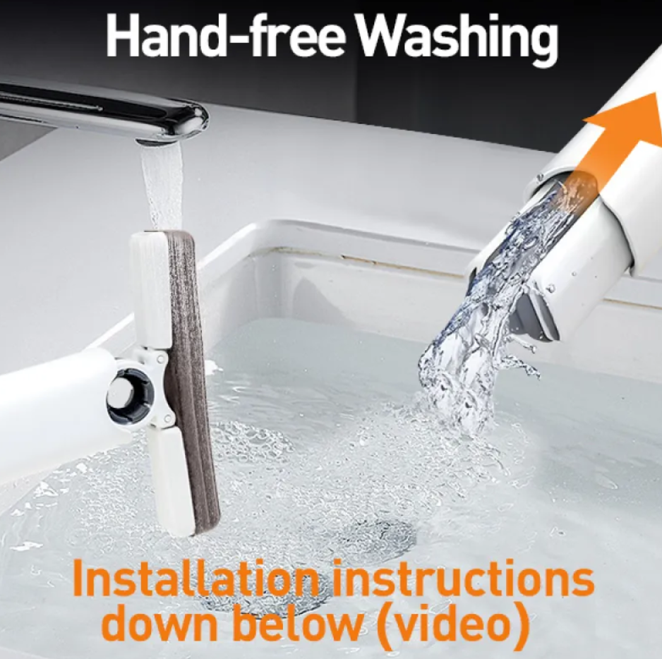 Self-Squeeze Portable Mop and Squeegee