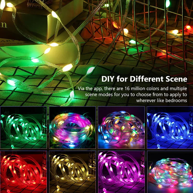 Dreamcolor Bluetooth RGB LED Fairy String Lights