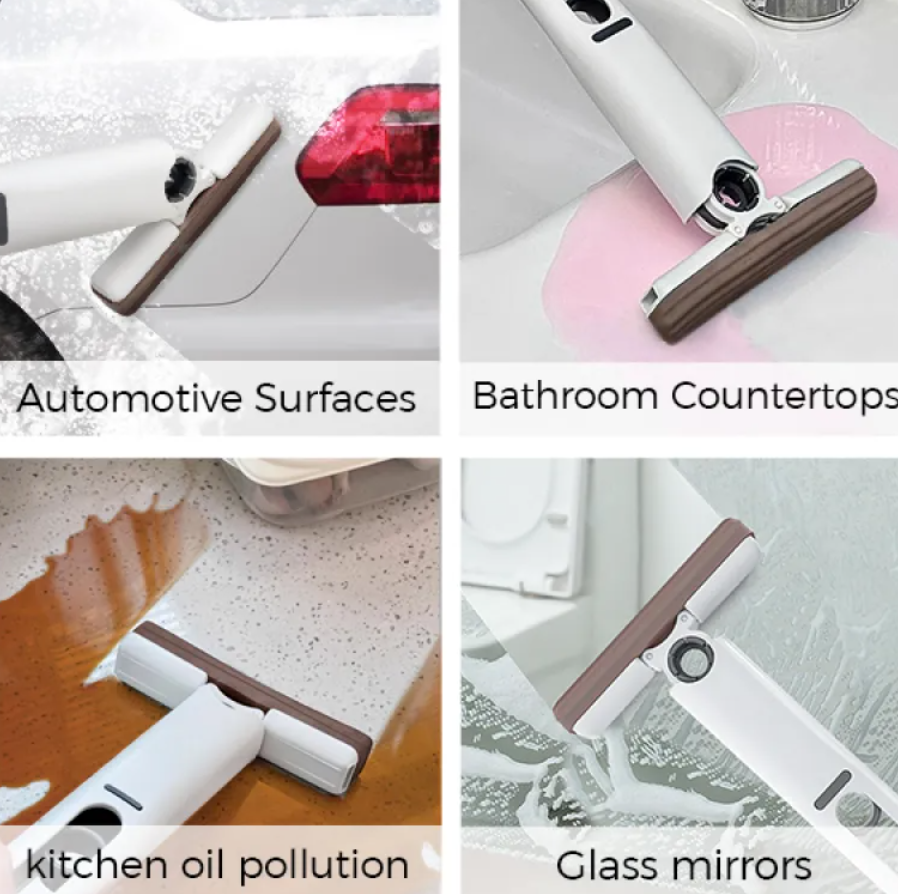 Self-Squeeze Portable Mop and Squeegee