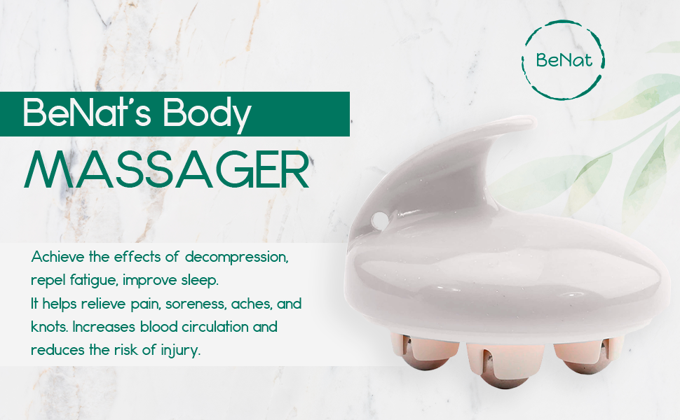 Rolling Body Massager - Deep Tissue Cellulite & Muscle Relief Tool