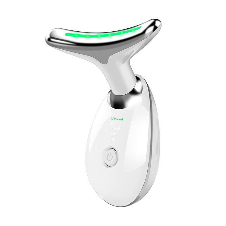 7-Color LED Microcurrent Facial Massager – Skin Firming Face & Neck Tool